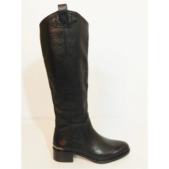Louise et Cie Zada Black Leather Tall Knee
High Riding Boots Women's Size 7.5 - Picture 16 of 16